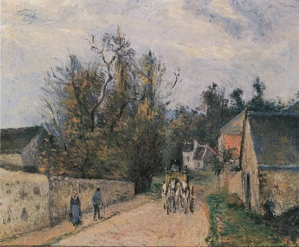 La Diligence, route d’Ennery à l’Hermitage, Pontoise