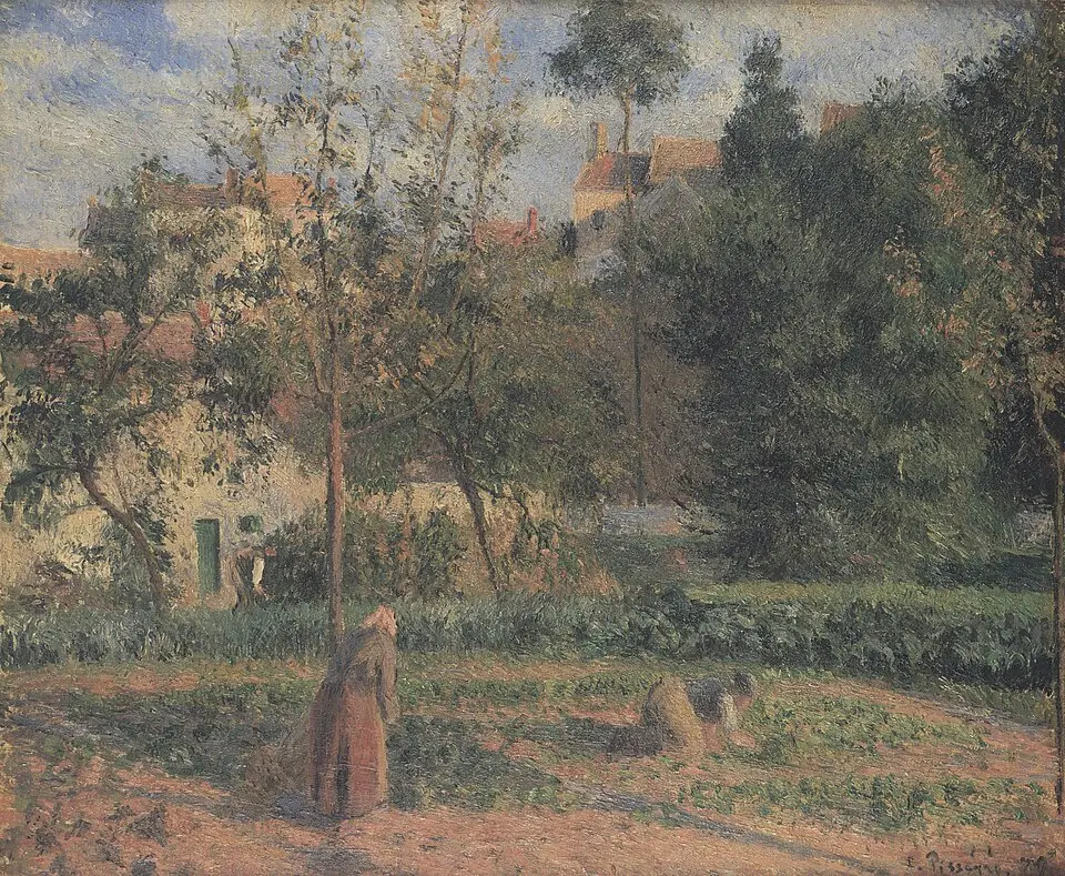 Jardin potager à l’Hermitage, Pontoise