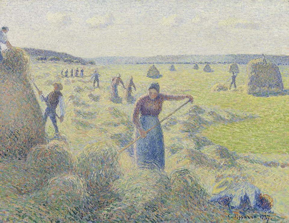 La Fenaison à Éragny