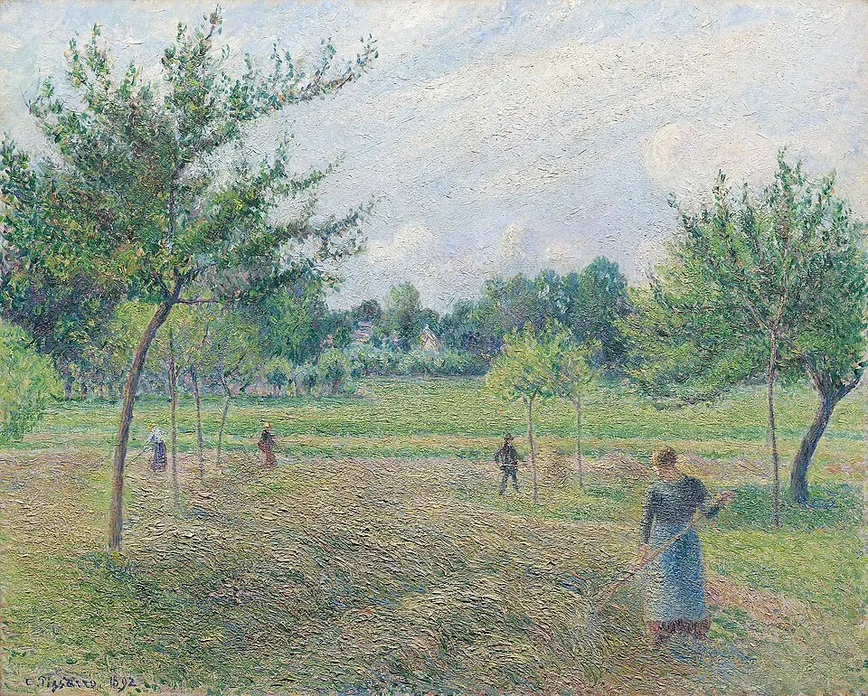 La Fenaison à Éragny