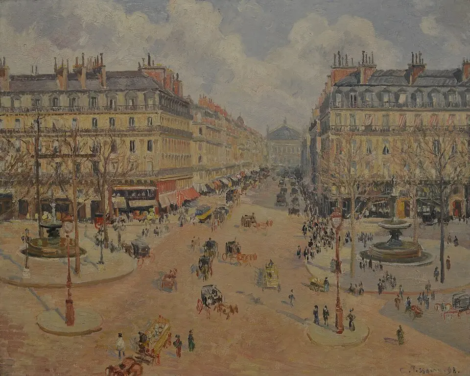 Avenue de l’Opéra, soleil du matin