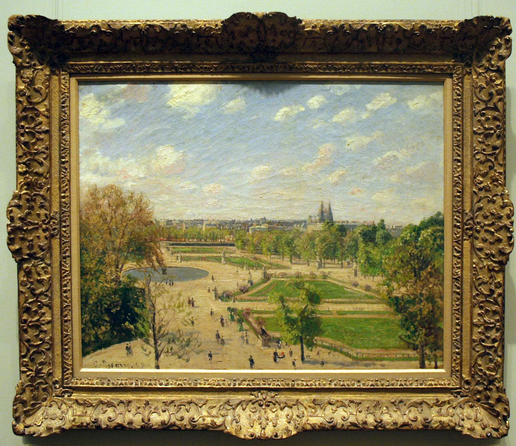 Le Jardin des Tuileries, matinée de printemps