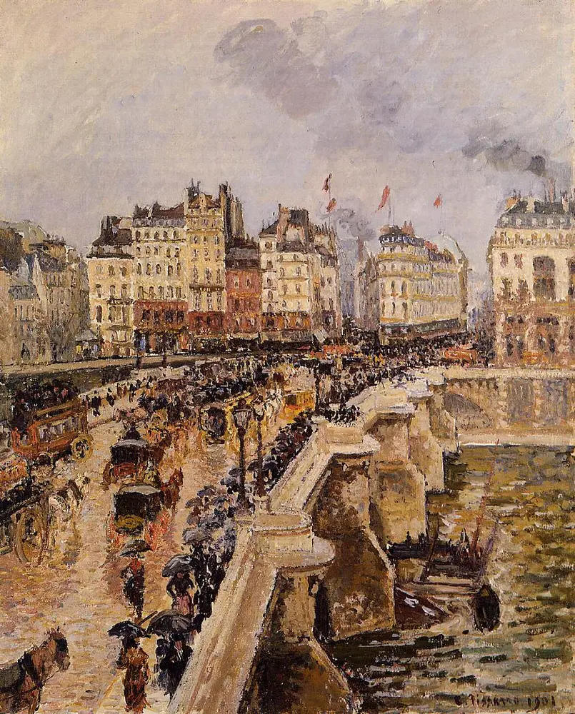 Le Pont-Neuf, après-midi pluvieux